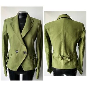 NWT Derek Lam Green Fitted Jacket size 8